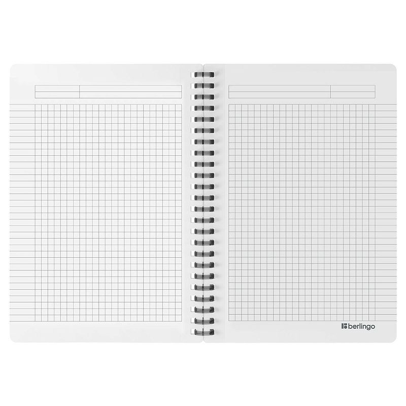 Бизнес-тетрадь A5, 80л., Berlingo "Future Tech", клетка, на силиконовом гребне, 80г/м2, пластик обложка 700мкм
