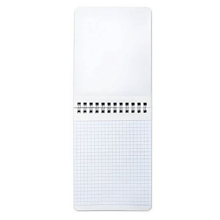 Блокнот МАЛЫЙ ФОРМАТ (108х145 мм) А6, 40 л., гребень, картон, клетка, BRAUBERG, "Black & notes", 114389