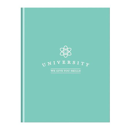 Записная книжка А5 64л. BG "University", soft-touch ламинация, блок-еженедельник