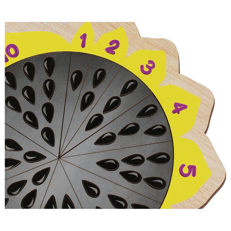 Обучающая игра ТРИ СОВЫ "Подсолнух", учимся считать,  дерево