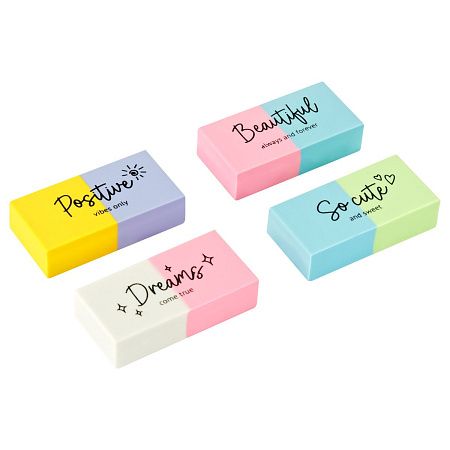 Ластик ArtSpace "Colors", прямоугольный, 44*22*11мм 