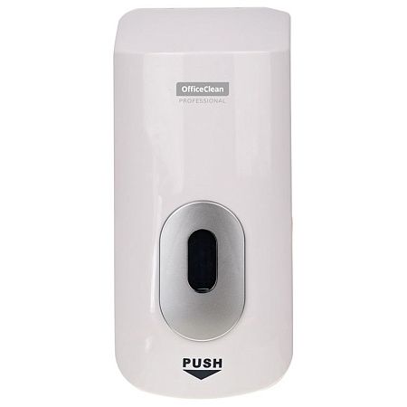 Диспенсер для жидкого мыла OfficeClean Professional, механический, белый, наливной, пенный, 1л 