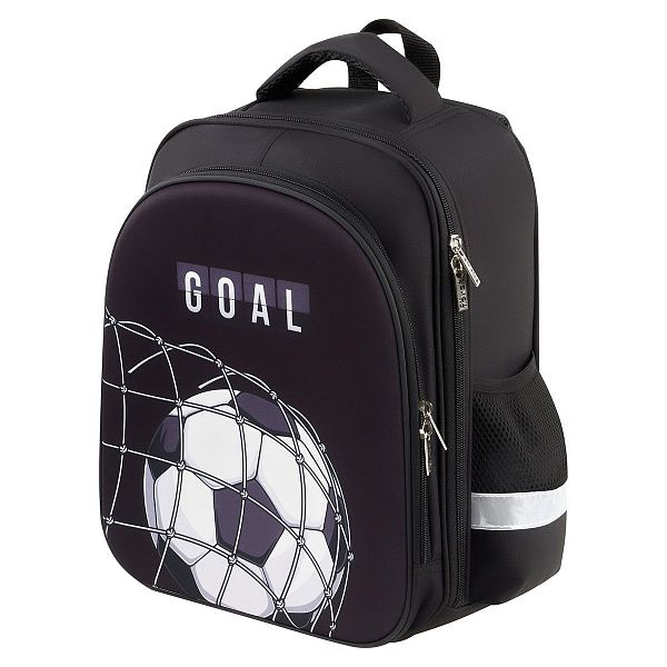 Ранец Först School Light "Football" 35*29*12см, 2 отделения, 2 кармана, анатомическая спинка