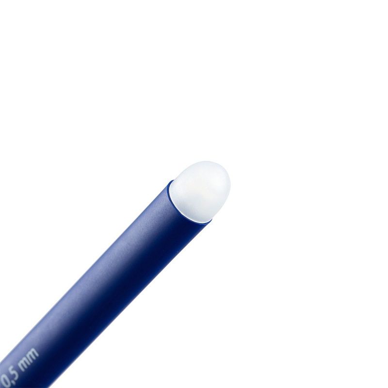 Ручка гелевая стираемая OfficeSpace "Smart" синяя, +5 сменных стерженей, 0,5мм, soft-touch, блистер 