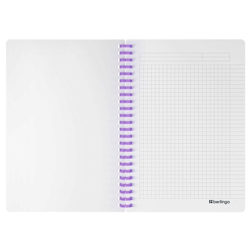 Бизнес-тетрадь A5, 80л., Berlingo "Neonometry", клетка, на силиконовом гребне, 80г/м2, пластик обложка 700мкм