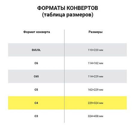 Конверты С4 (229х324 мм), клеевой слой, внутренняя запечатка, 90 г/м2, КОМПЛЕКТ 50 шт., BRAUBERG, 112176, С4НКР-50(BRAUBE