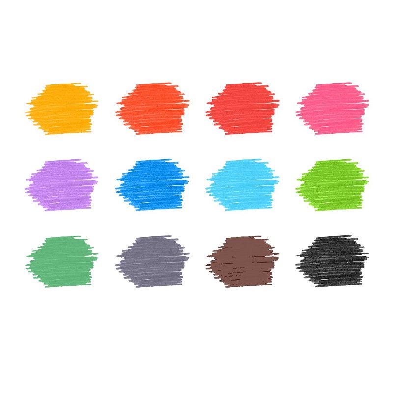 Фломастеры ArtSpace "Рисунки. Lovely animals", 12цв., смываемые, картон, европодвес