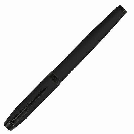 Ручка-роллер PARKER "IM Achromatic Black BT", корпус черный матовый, нержавеющая сталь, черная, 2127743 