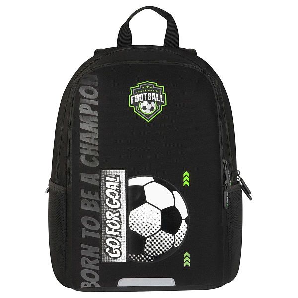 Рюкзак Berlingo UltraComfort "Born to be a champion" 38*28,5*16см, 2 отделения, 2 кармана, эргономичная спинка