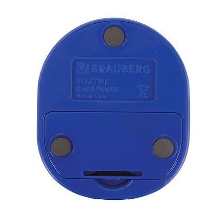 Точилка электрическая BRAUBERG "STANDARD", 2 отверстия для карандашей (включая утолщенные), питание от 4 батареек АА, 228423 