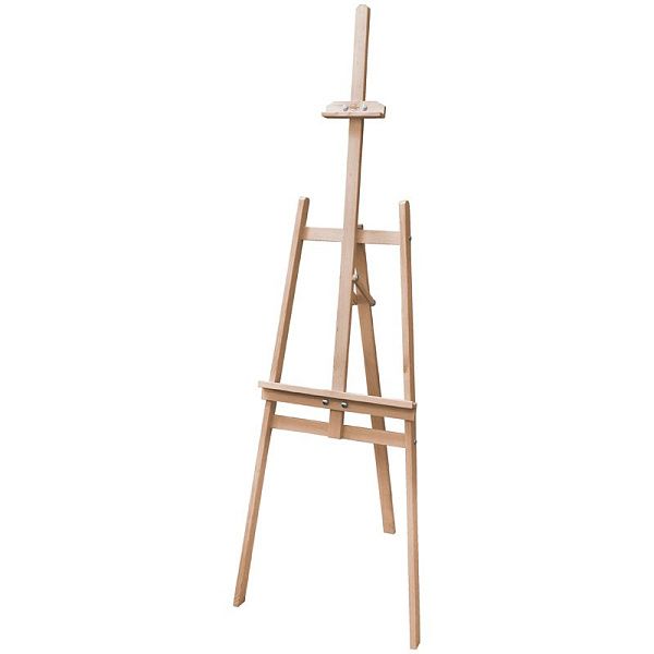 Мольберт напольный Лира с бегунком Гамма "Студия", 50*75*170см, сосна