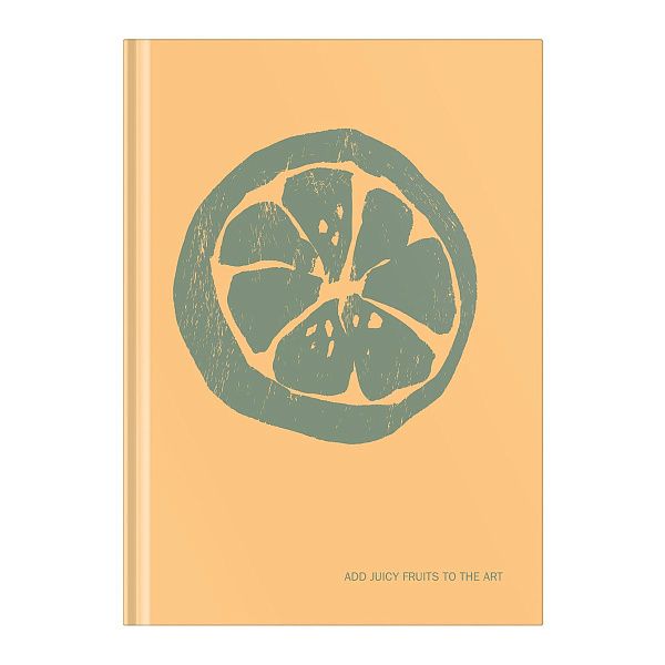 Записная книжка А5 64л. BG "Juicy fruits", soft-touch ламинация, блок-еженедельник