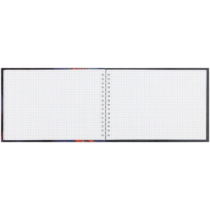 Блокнот А5 80л. на гребне BG "Сказочный мир", твердая обложка, глянцевая ламинация, тиснение фольгой