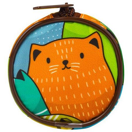 Пенал-тубус BRAUBERG, с эффектом Soft Touch, мягкий, "Cats", 22х8 см, 229008 