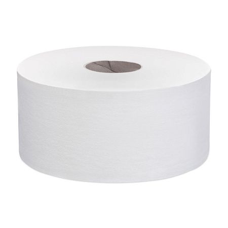 Бумага туалетная Focus Eco Jumbo, 1 слойн, 450м/рул., тиснение, белая 