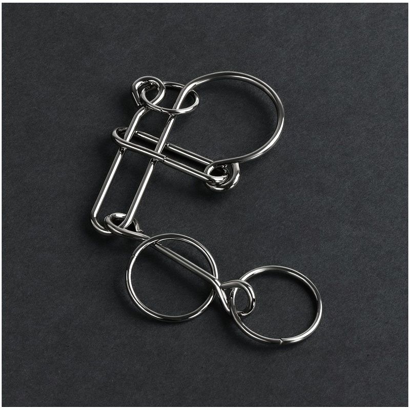 Головоломка металлическая средняя ТРИ СОВЫ, ассорти, 3 уровень сложности 