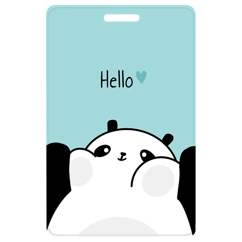 Обложка-карман для карт и пропусков OfficeSpace "My Friends", 95*65мм, ПВХ, ассорти 