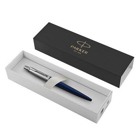 Ручка шариковая PARKER "Jotter Core Royal Blue CT", корпус синий, детали хром, синяя, 1953186 