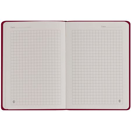 Записная книжка А6 80л. ЛАЙТ, кожзам, Greenwich Line "Classic. Berry", с резинкой, фактурное тиснение, блок в клетку