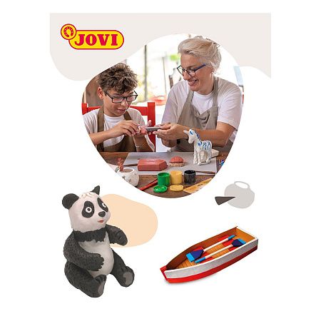 Паста для моделирования JOVI, отвердевающая, терракотовый, 1кг, вакуумный пакет