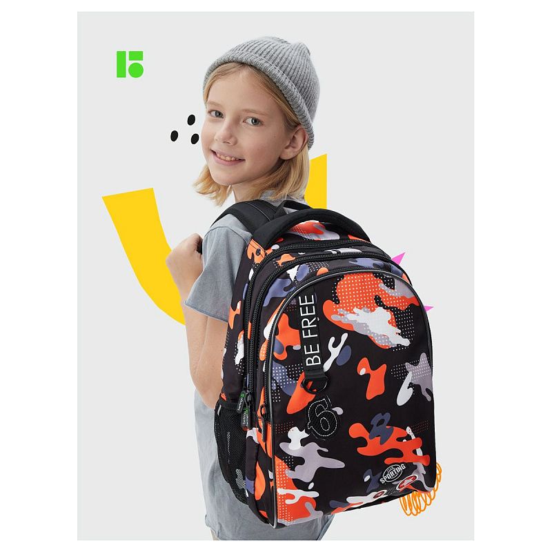 Рюкзак Berlingo inStyle "Be free" 41*27*20 см, 3 отделения, 2 кармана, эргономичная спинка 