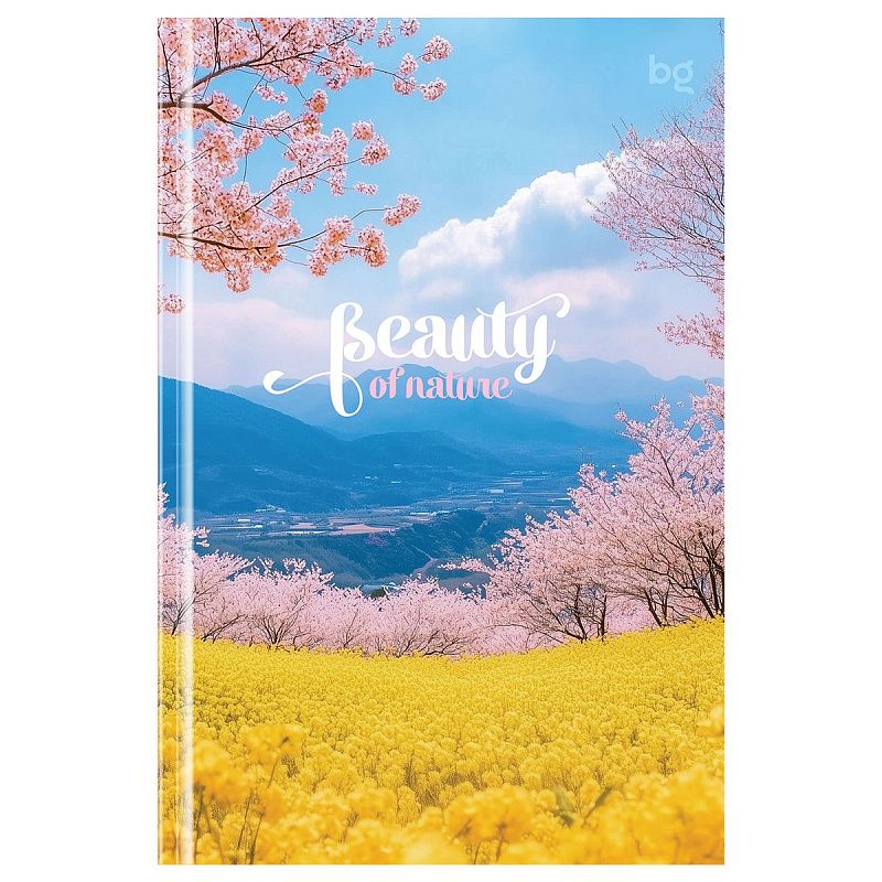Бизнес-блокнот А6, 64л., евроформат, BG "Красота природы", глянцевая ламинация