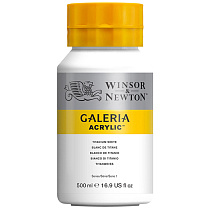 Краска акриловая художественная Winsor&Newton "Galeria", 500мл, банка, титановые белила