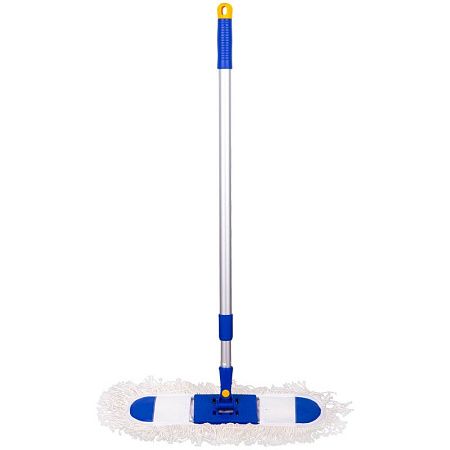 Швабра-рамка OfficeClean Professional, алюм. ручка 75-130см, насадка МОП хлопок (карманы) 40см