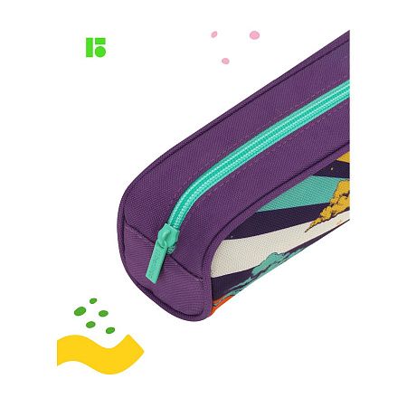Пенал 1 отделение, 220*75*55 Berlingo "Groovy", полиэстер 
