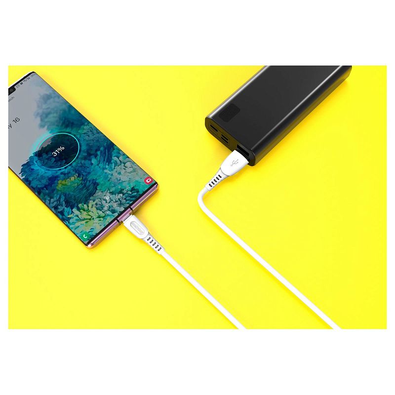 Кабель Smartbuy S40, USB - Lightning, для Apple, 3A output, 1м, белый