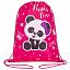 Мешок для обуви ПИФАГОР, 1 отделение, 42х34 см, "Panda time", 271601