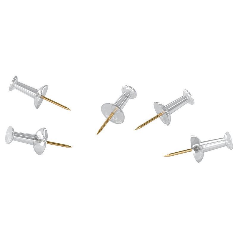 Кнопки силовые Berlingo, 50шт.,  ПВХ упак., европодвес, золото