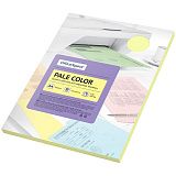 Бумага цветная OfficeSpace "Pale Color", А4, 80г/м², 100л., (желтый)