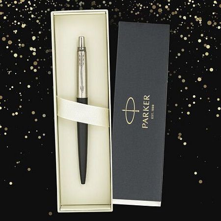Ручка шариковая PARKER "Jotter Core Bond Street Black", пакет, 880893 