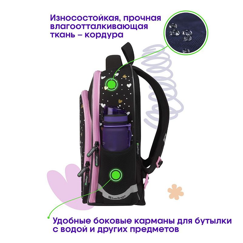 Ранец Berlingo Expert Plus "Cool panda" 38*29*15см, 2 отделения, 2 кармана, анатомическая спинка 