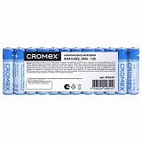Батарейки алкалиновые "мизинчиковые" КОМПЛЕКТ 12 шт., CROMEX Alkaline, AAA (LR03, 24A), спайка, 456259