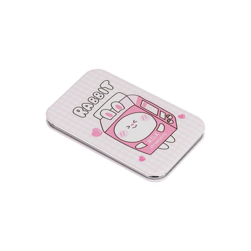 Зеркальце карманное складное MESHU "Milk rabbit"