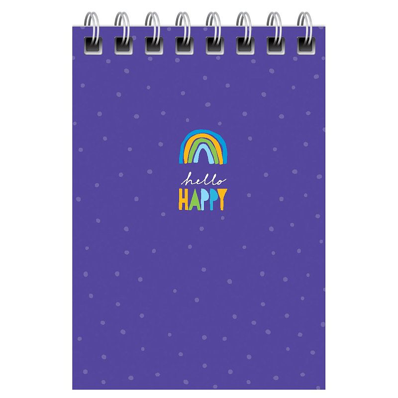 Блокнот А7 40л. на гребне BG "Моноколор. New style"