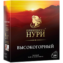 Чай Принцесса Нури "Высокогорный", черный, 100 пакетиков по 2г