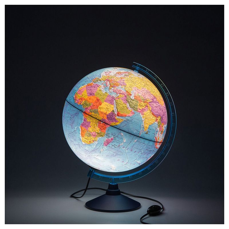 Глобус политический Globen, 32см, с подсветкой на круглой подставке 