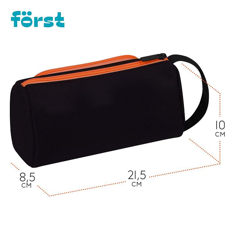 Пенал мягкий 1 отделение, 1 карман, 215*100*85 Först "Catch your way", текстиль 