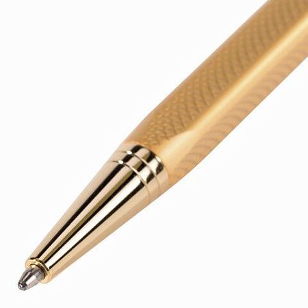 Ручка подарочная шариковая GALANT "Stiletto Gold", тонкий корпус, золотистый, золотистые детали, пишущий узел 0,7 мм, синяя, 140527 