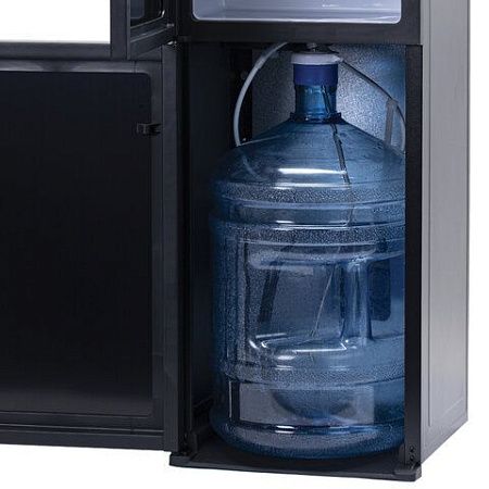 Кулер для воды с чайником SONNEN TBE-01 Tea Bar, напольный, ОХЛАЖДЕНИЕ ЭЛЕКТРОННОЕ, сенсорное управление, пульт ДУ, дисплей, шкафчик, 455749