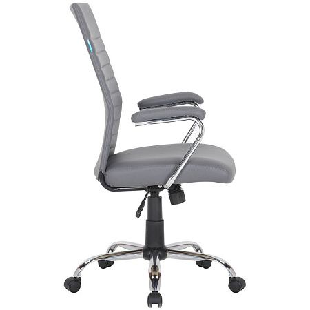 Кресло руководителя Helmi HL-E42 "Express", экокожа серая
