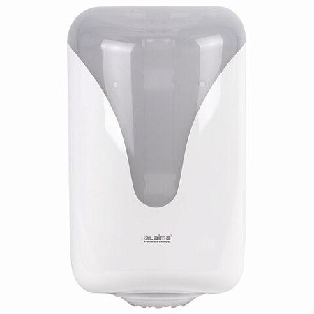 Диспенсер для полотенец с центральной вытяжкой LAIMA PROFESSIONAL ULTRA, (M1/M2), белый, ABS, 607766, 303210 
