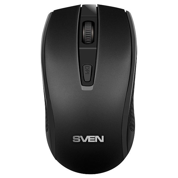 Мышь беспроводная Sven RX-220W, черный, 3btn+Roll