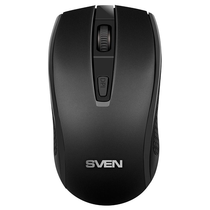 Мышь беспроводная Sven RX-220W, черный, 3btn+Roll