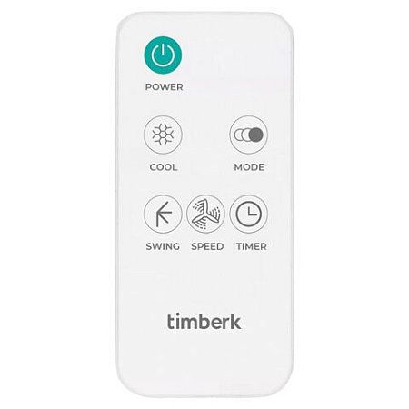 Охладитель воздуха колонный TIMBERK T-SAC01RC, 4 в 1, 3 режима, 50 Вт, бак 3 л, пульт