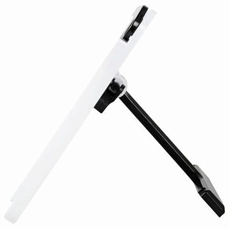 Подставка для книг и учебников BRAUBERG White, регулируемый угол наклона, прочный ABS-пластик, 238063 