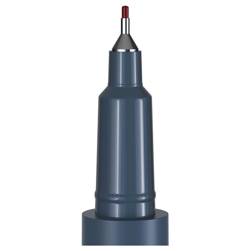 Маркер перманентный двухсторонний Berlingo "Multiline PE55" красный, пулевидный, 0,5/1мм 